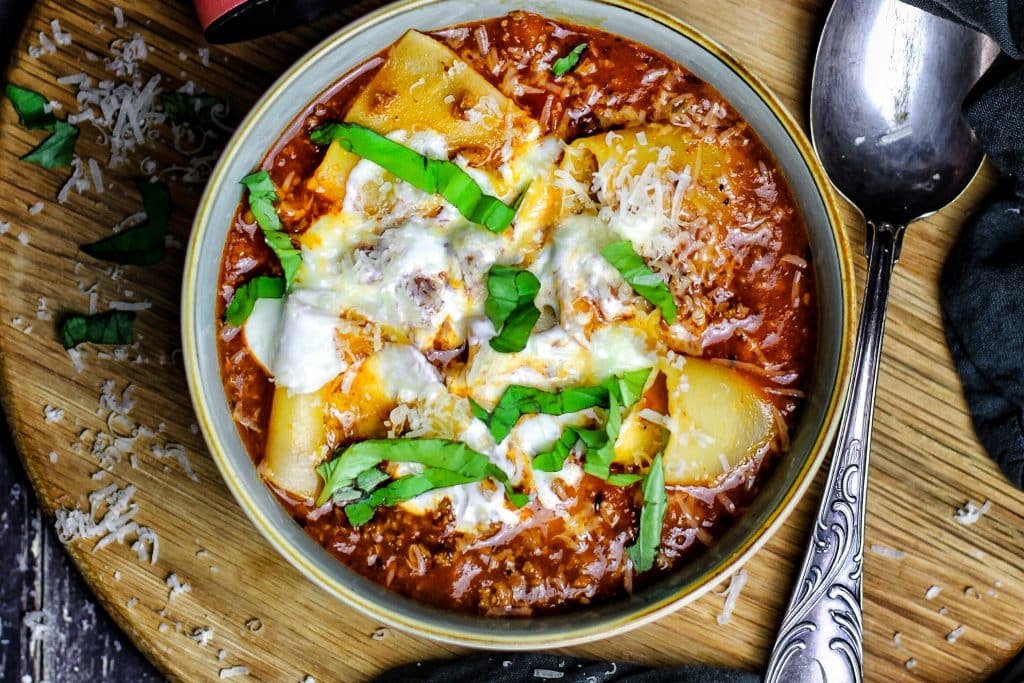 Lasagnesuppe - Partyrezept mit Soulfoodcharakter