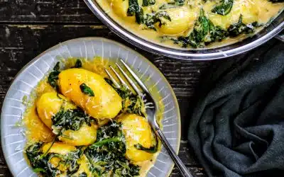 cremige Spinatkartoffeln