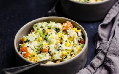 Reissalat mit Mandarinen – perfekter Salat, nicht nur im Sommer