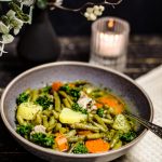 grüne Bohnen im Eintopf sind lecker