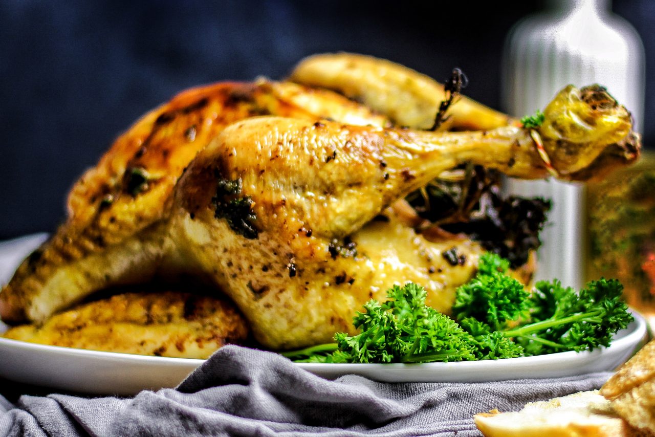 Kräuterhuhn aus dem Ofen