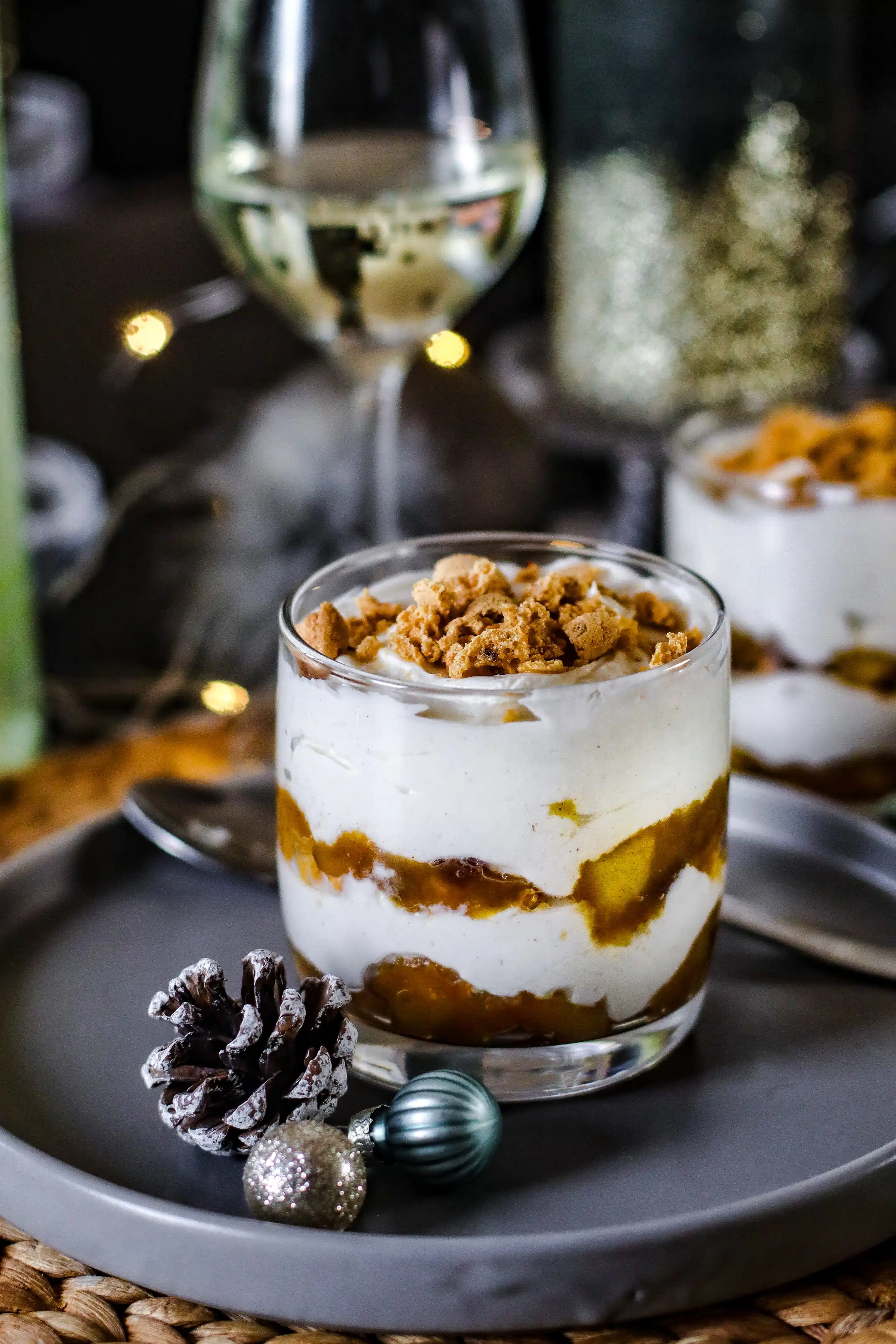 sieht dieses Bratapfelschichtdessert nicht lecker aus