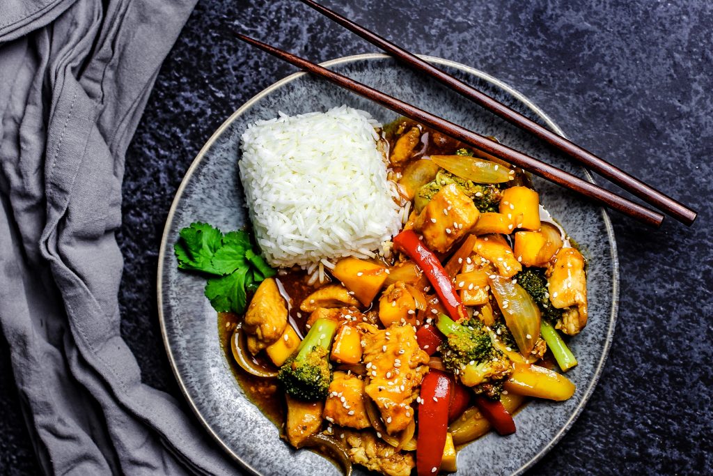 Hähnchen süß-sauer wie beim Chinesen