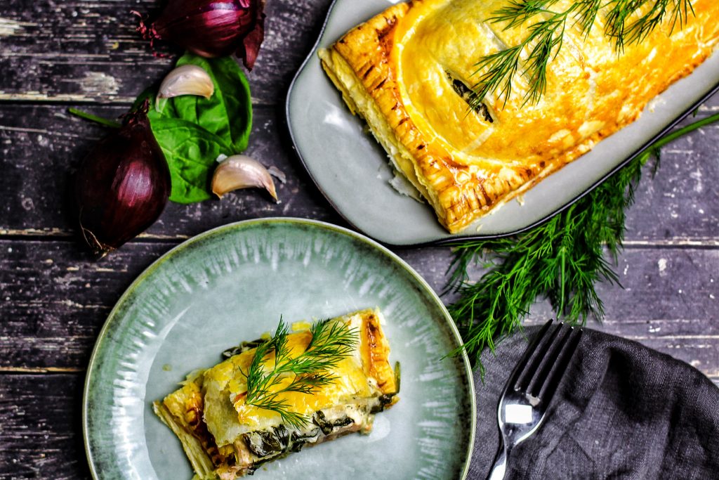 Lachs im Blätterteig