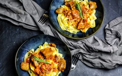 Lammragout italienischer Art