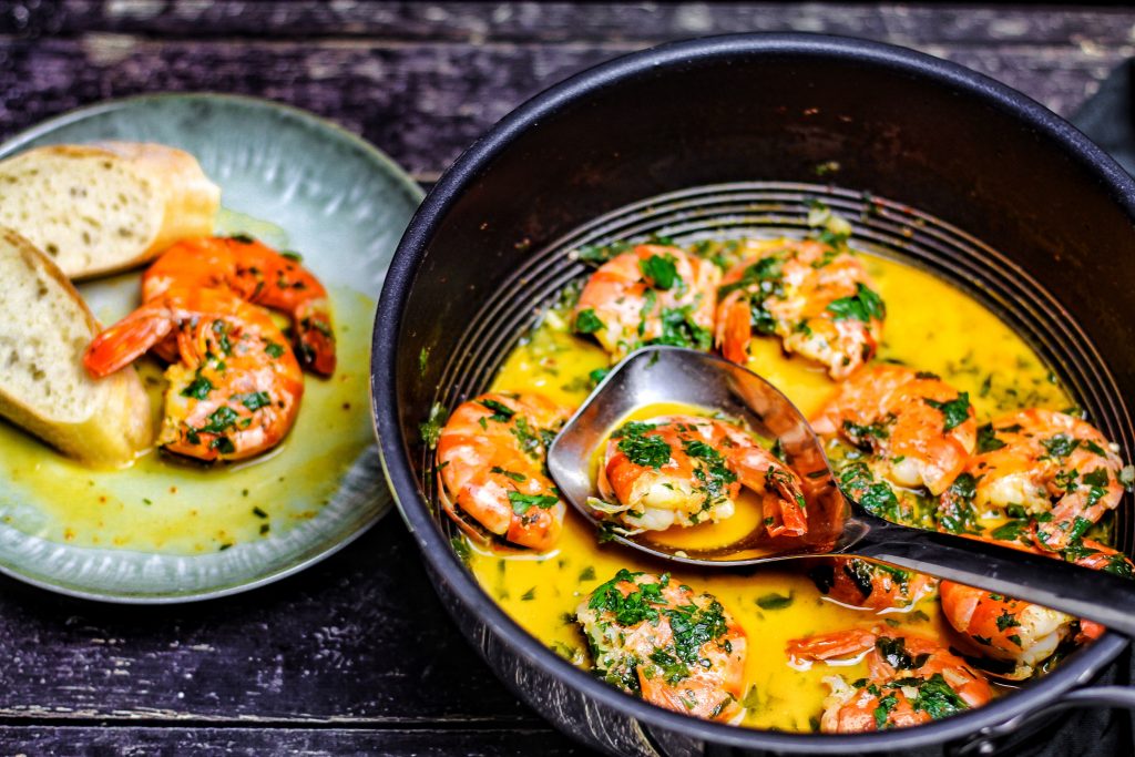 Mediterrane Garnelenpfanne