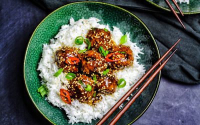 Hackbällchen Teriyaki