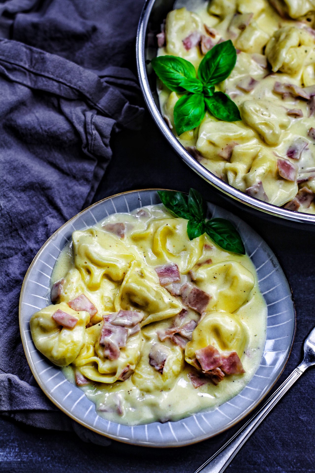 Schne Tortellini Alla Panna Ohne Ei Bild