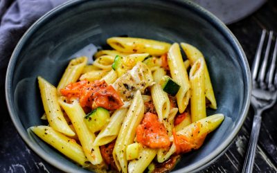 Cremige Ofenpasta mit Camembert