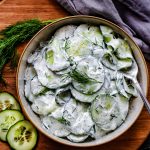 so ein leckerer Gurkensalat ist toll