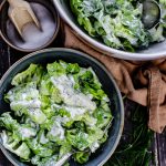 so ein toller Kopfsalat mit Kefidressing