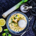 so ein leckeres Familiengericht ist diese Hähnchenbrust mit Lauchsoße