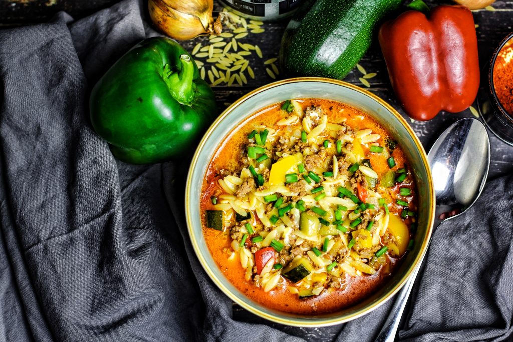 Hackfleisch Nudel Eintopf