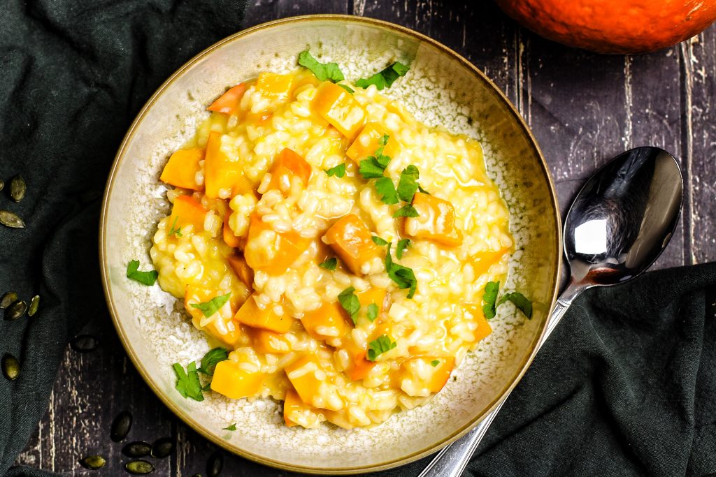 Kürbisrisotto - cremig lecker und einfach gemacht
