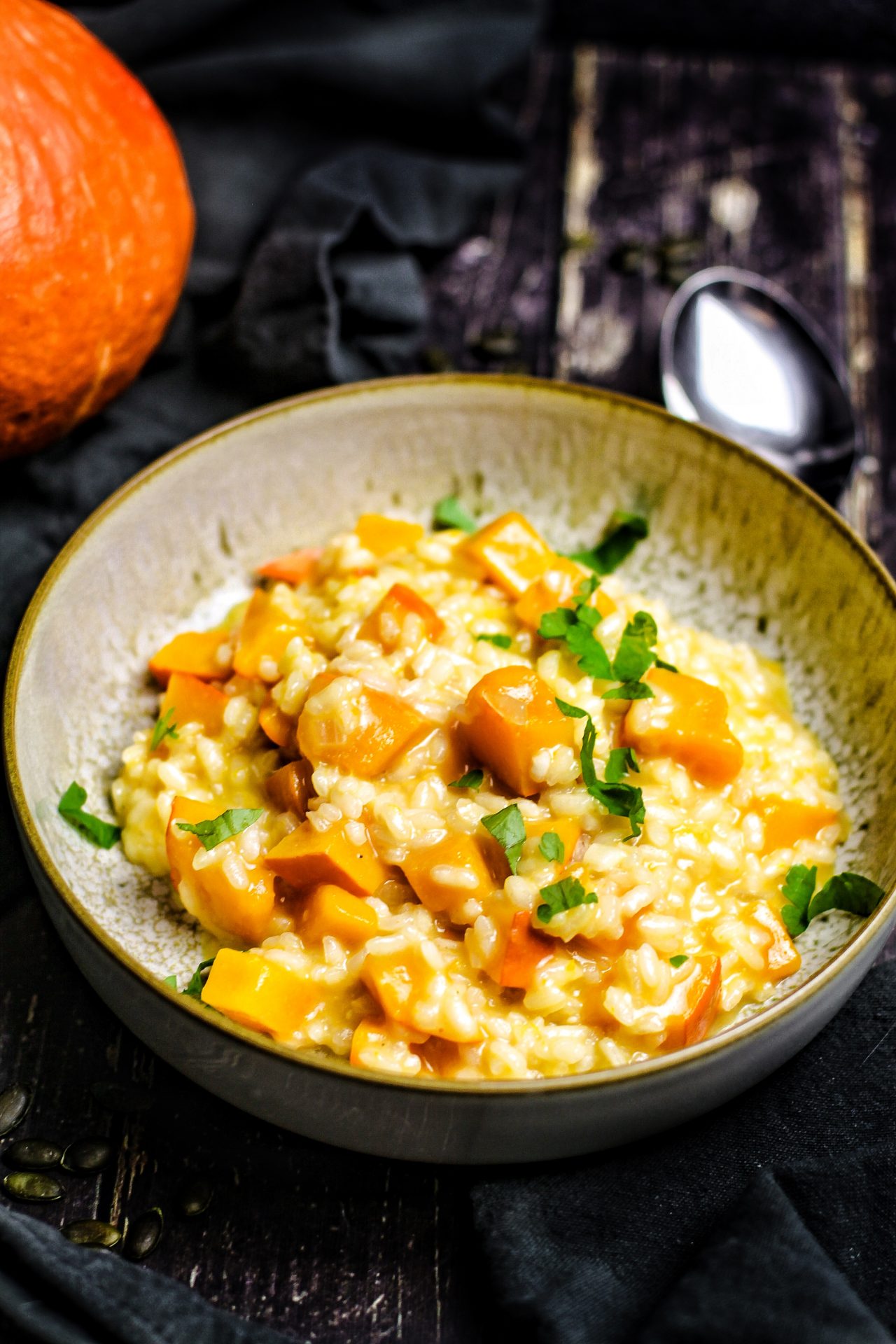 Kürbisrisotto