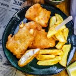 Fish and Chips mit Mushy Peas