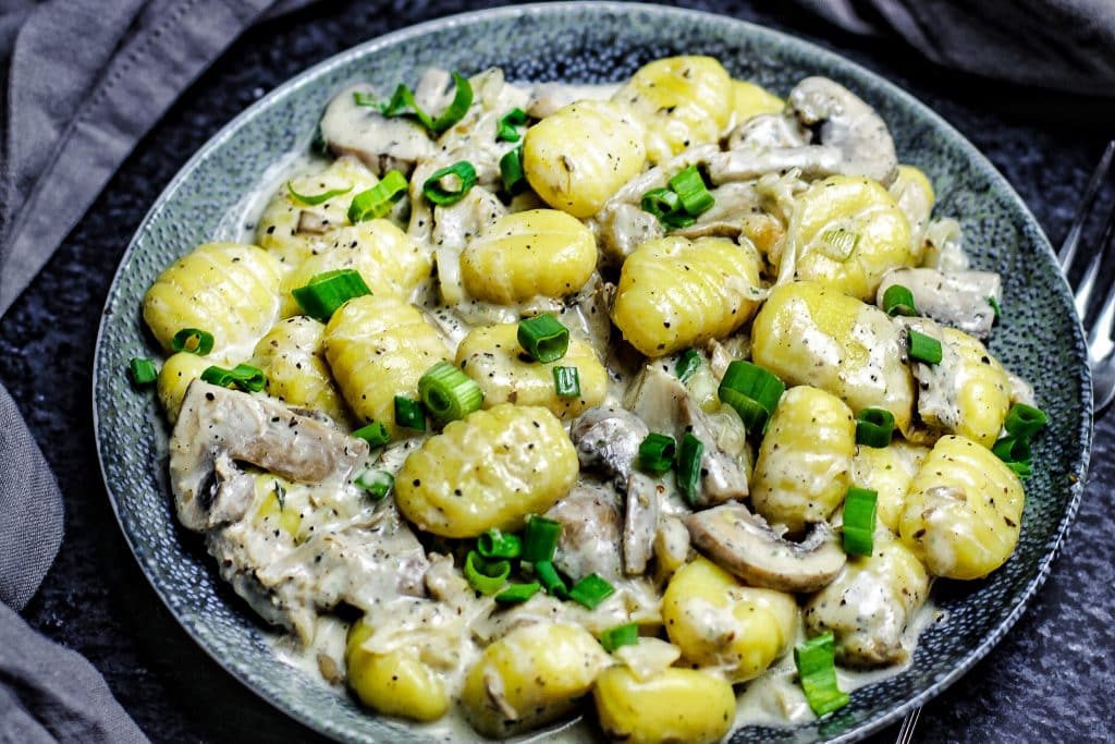 Gnocchi-Pfanne mit Pilzen