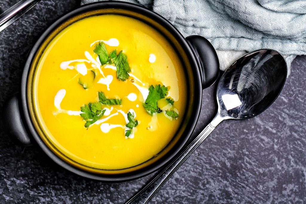 Kürbissuppe mit Kokosmilch