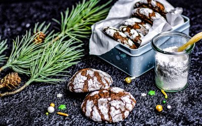 Crinkle Cookies – schokoladig lecker