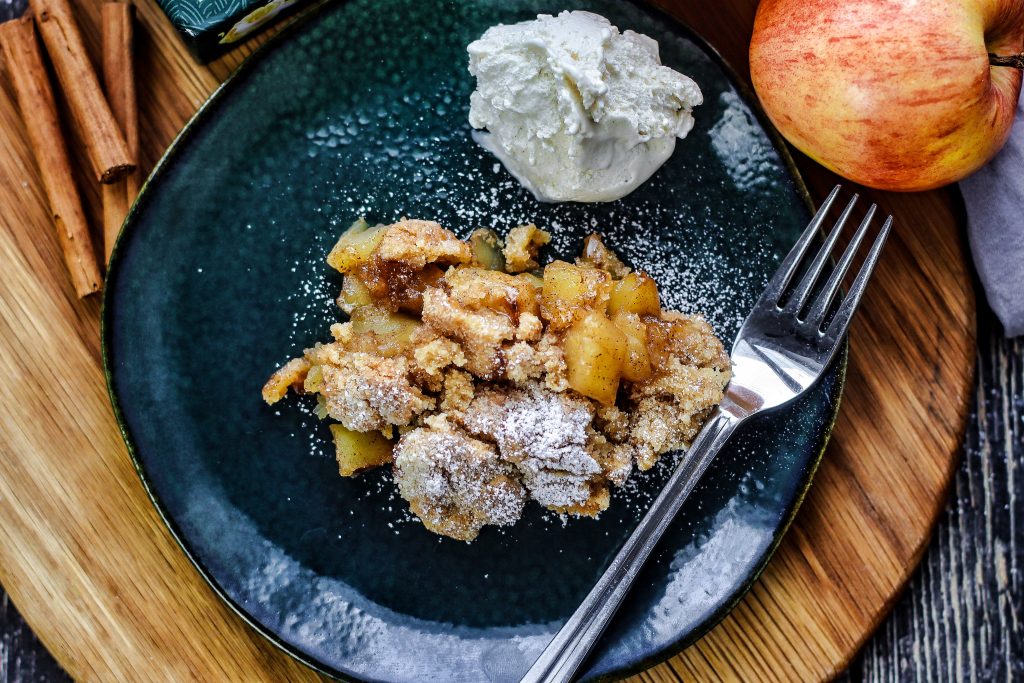 Apple Crumble - einfaches und leckeres Dessert