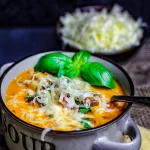 Sieht diese Pizzassuppe nicht phantastisch aus?