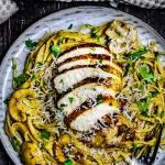 so eine tolle Chicken Alfredo Pasta