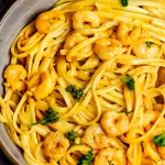 cremige Garnelenpasta schmeckt unfassbar lecker