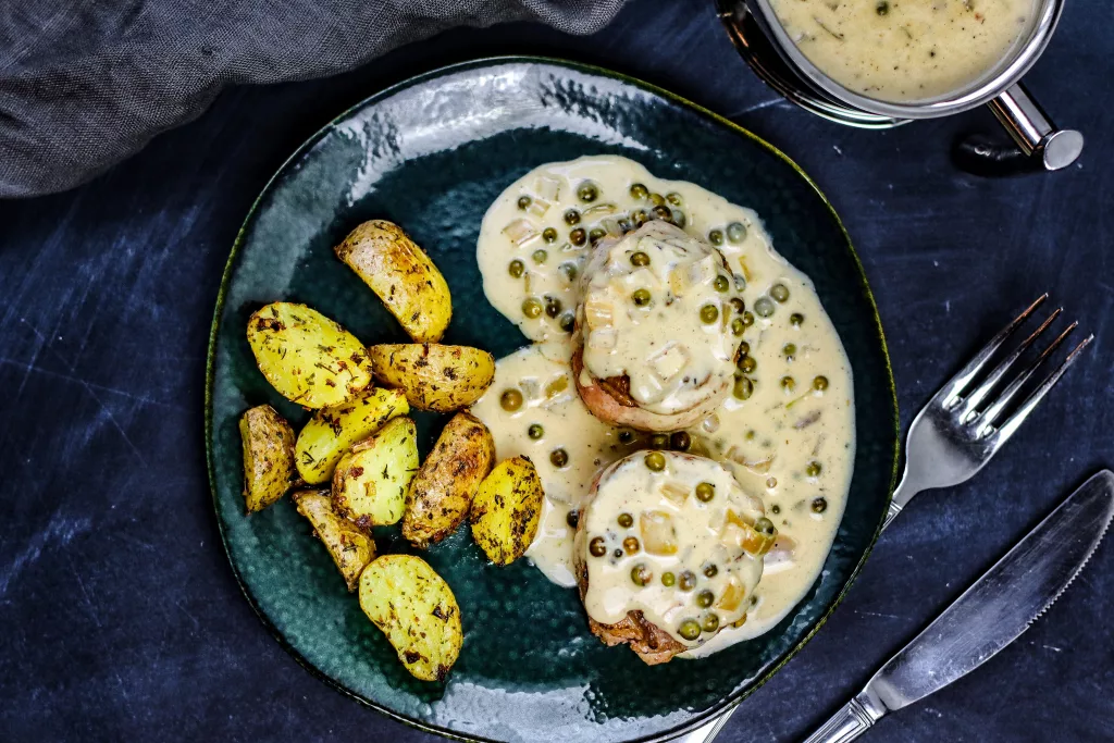 Grüne Pfeffersauce - perfekt zu Kurzgebratenem