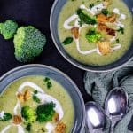 sieht diese Brokkoli Creme Suppe nicht phantastisch aus