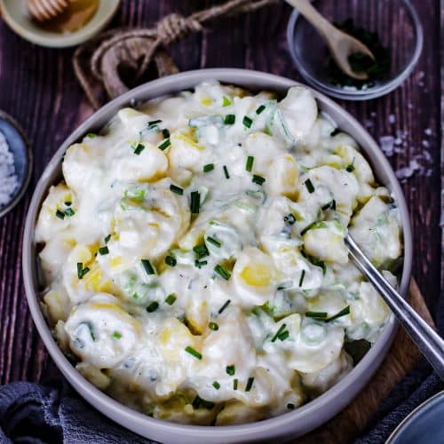 leckerer Kartoffelsalat mit Joghurt