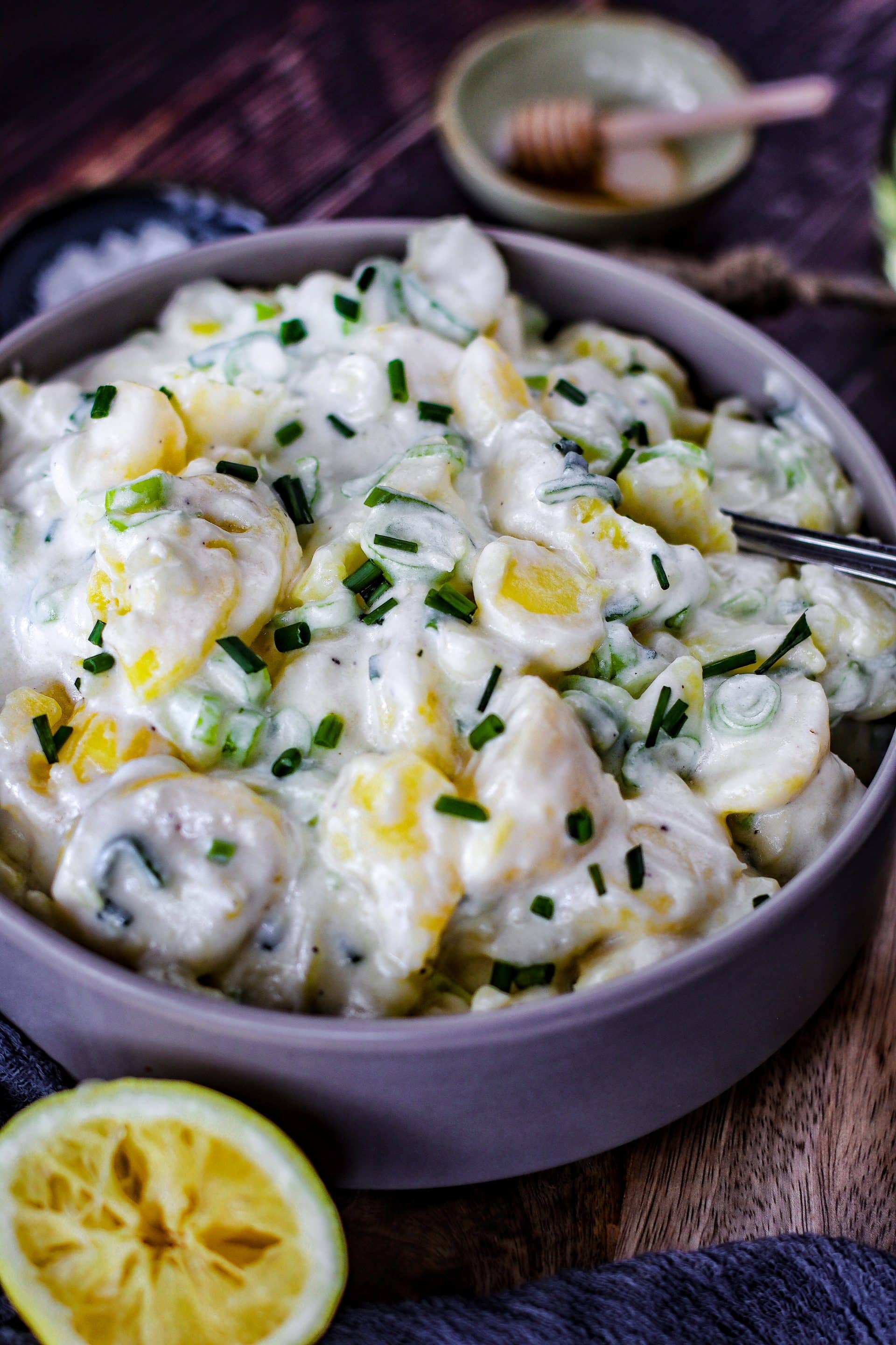 Kartoffelsalat mit Joghurt ist schnell gemacht und so lecker