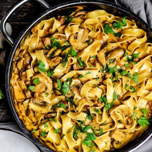 so eine leckere Pasta Jäger Art