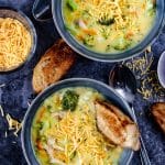 Brokkoli Cheddar Suppe ist super lecker