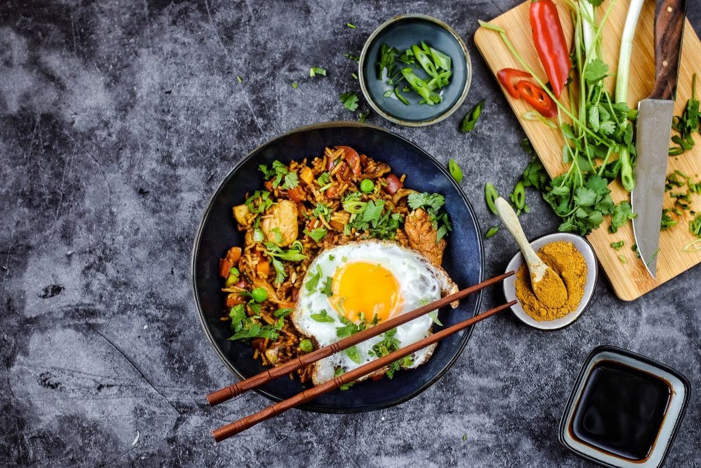 Nasi Goreng - indonesisches Reisgericht