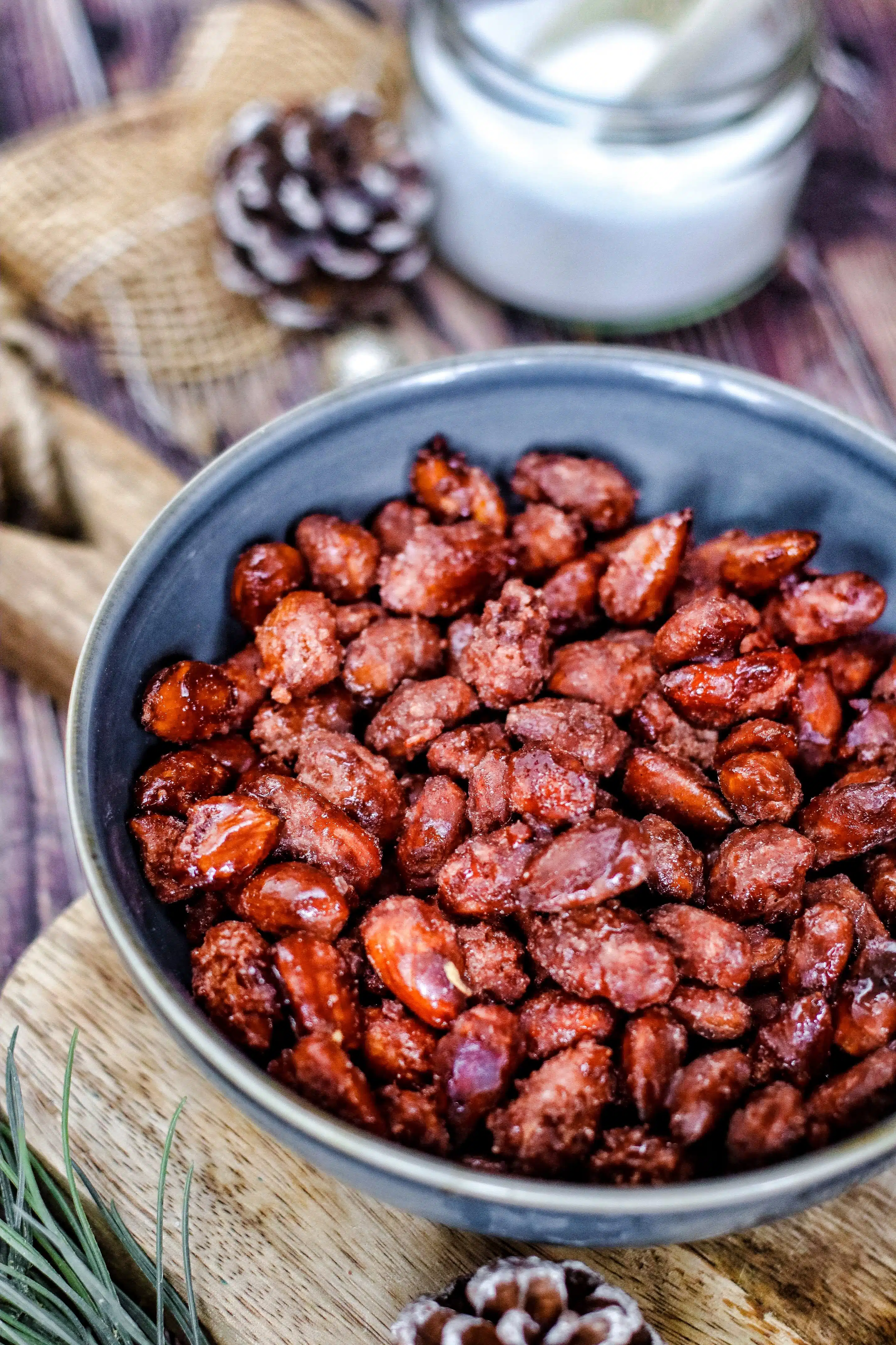 Gebrannte Mandeln sehen diese gebrannten Mandeln nicht lecker aus