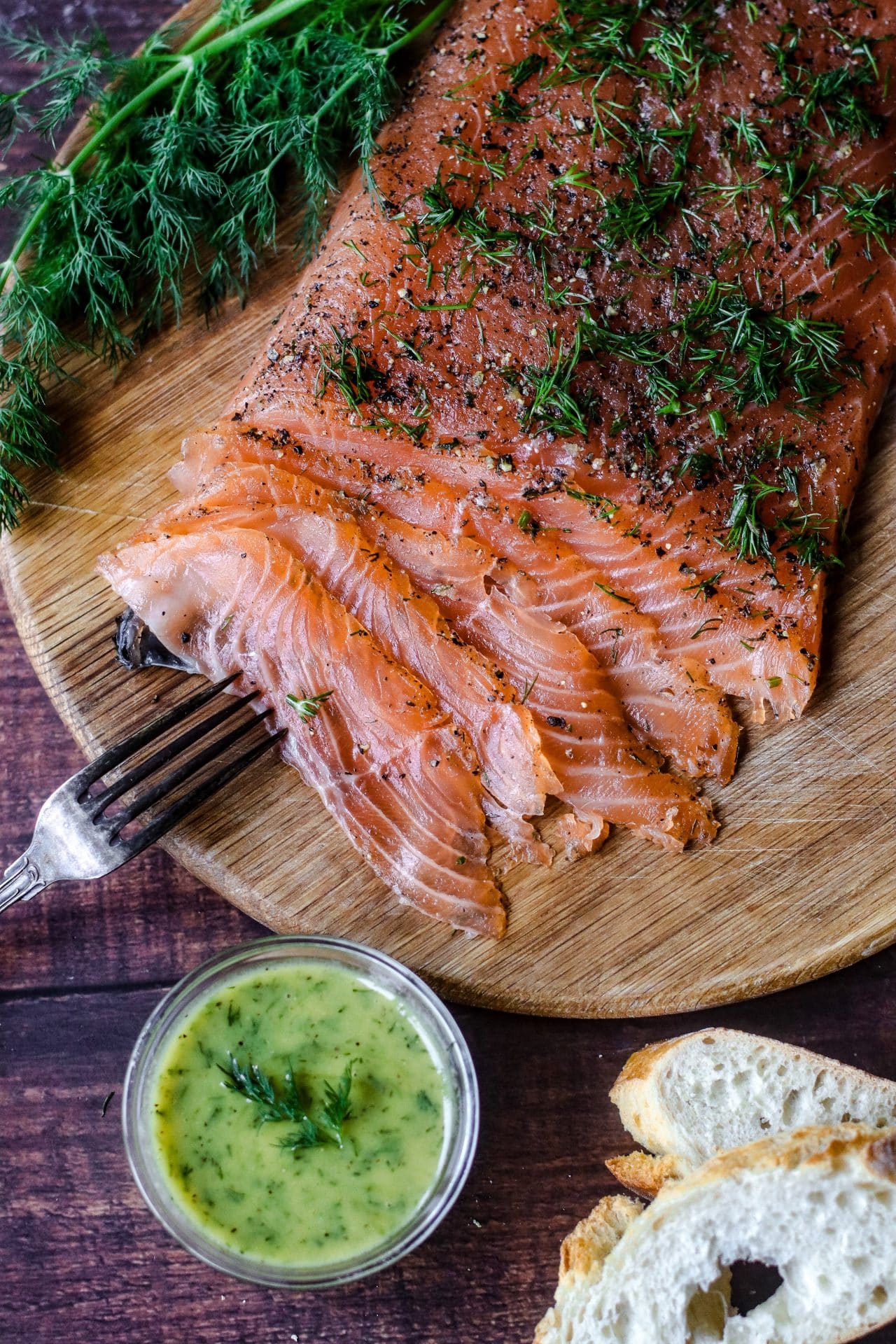 Honig Senf Dill Sauce Fur Lachs
