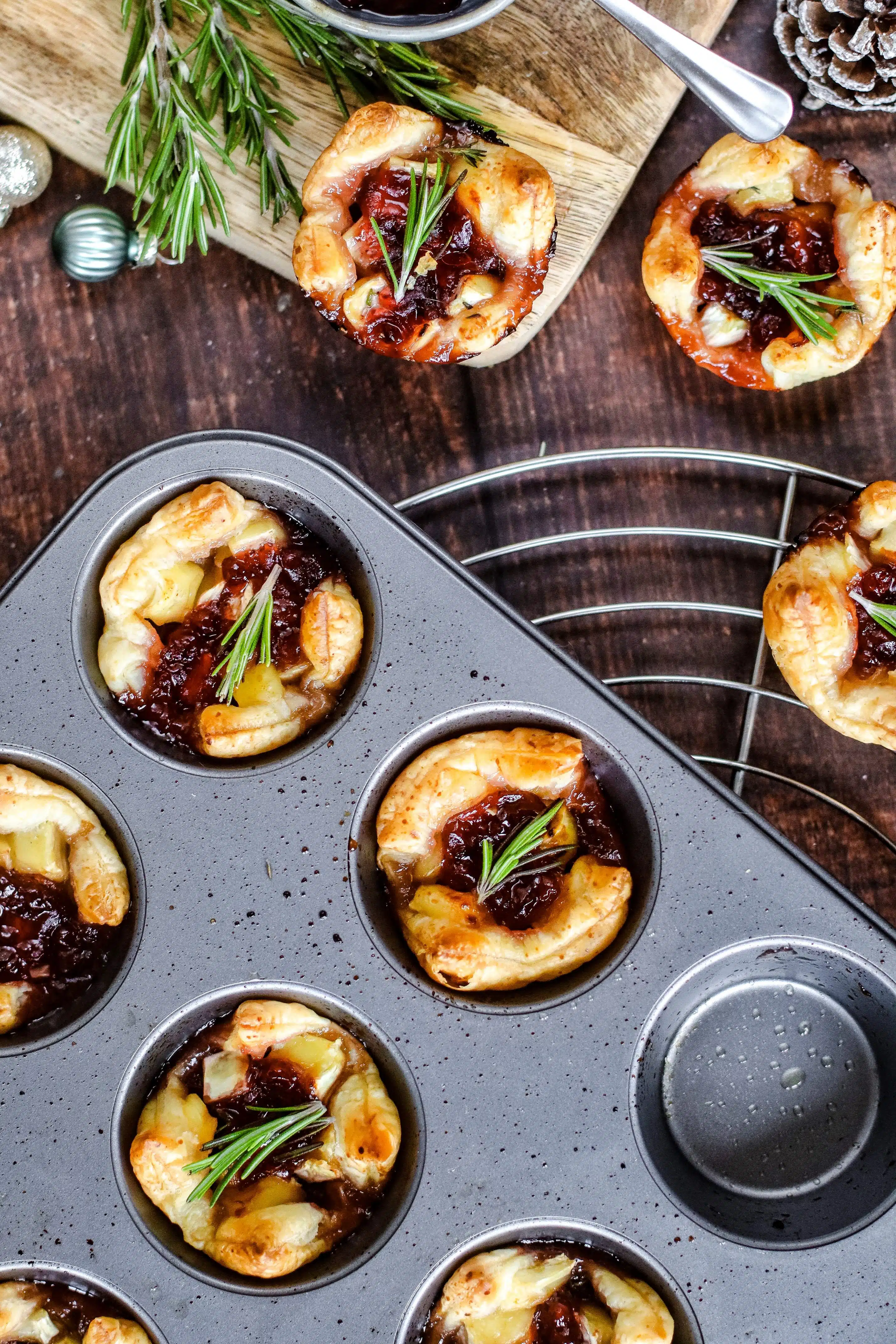 Blätterteigmuffins sind im Handumdrehen zubereitet