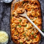 Tortellini Auflauf mit Schinken ist so lecker