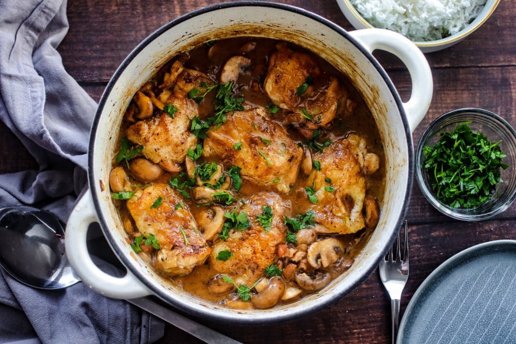 Jägertopf mit Pollo Fino