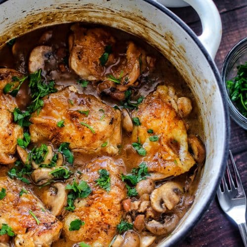 Jägertopf mit Pollo Fino schmeckt der ganzen Familie