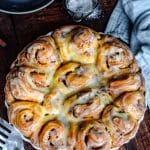 Zimtschnecken mit Frischkäsetopping