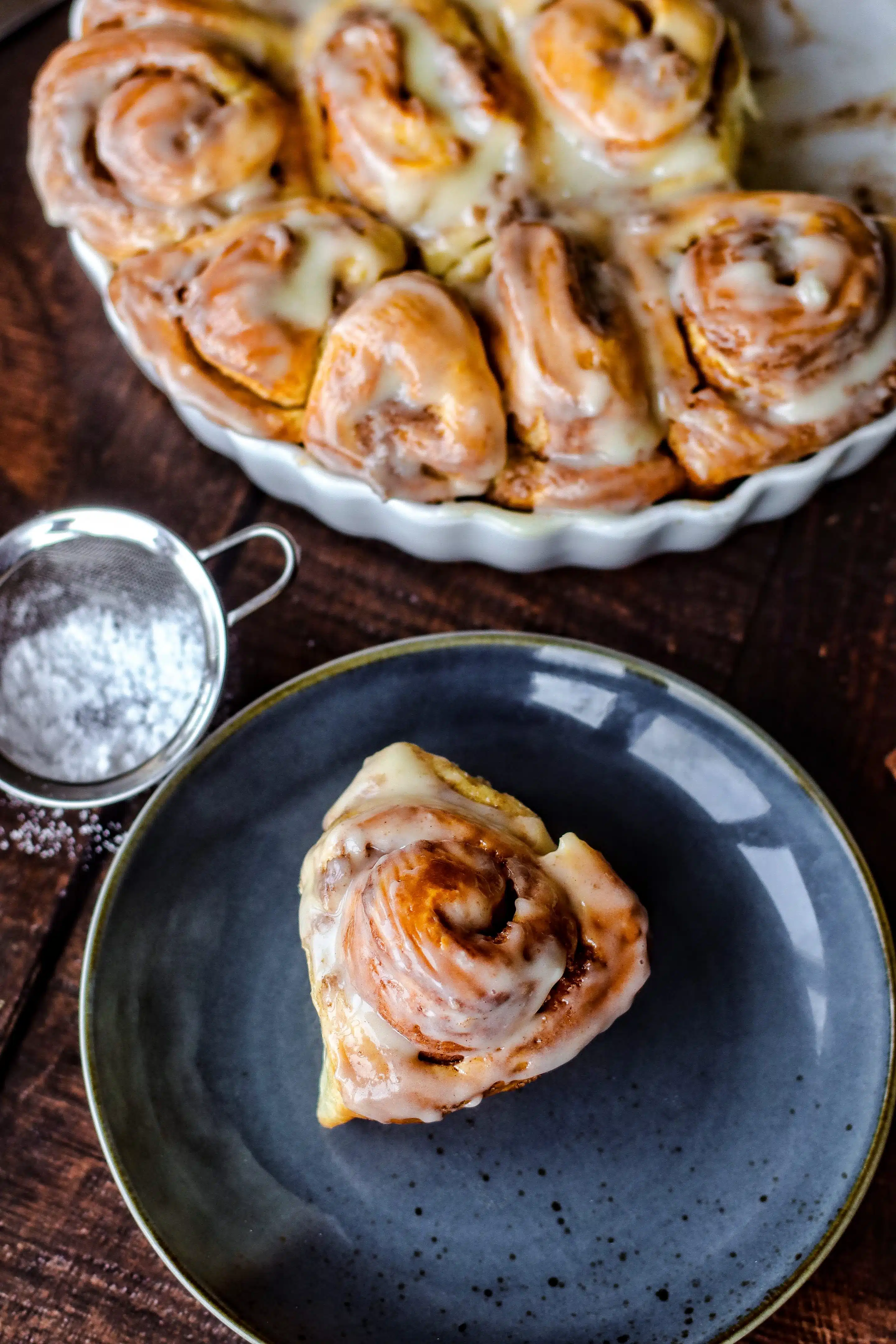 Zimtschnecken mit Frischkäsetopping schmecken allen