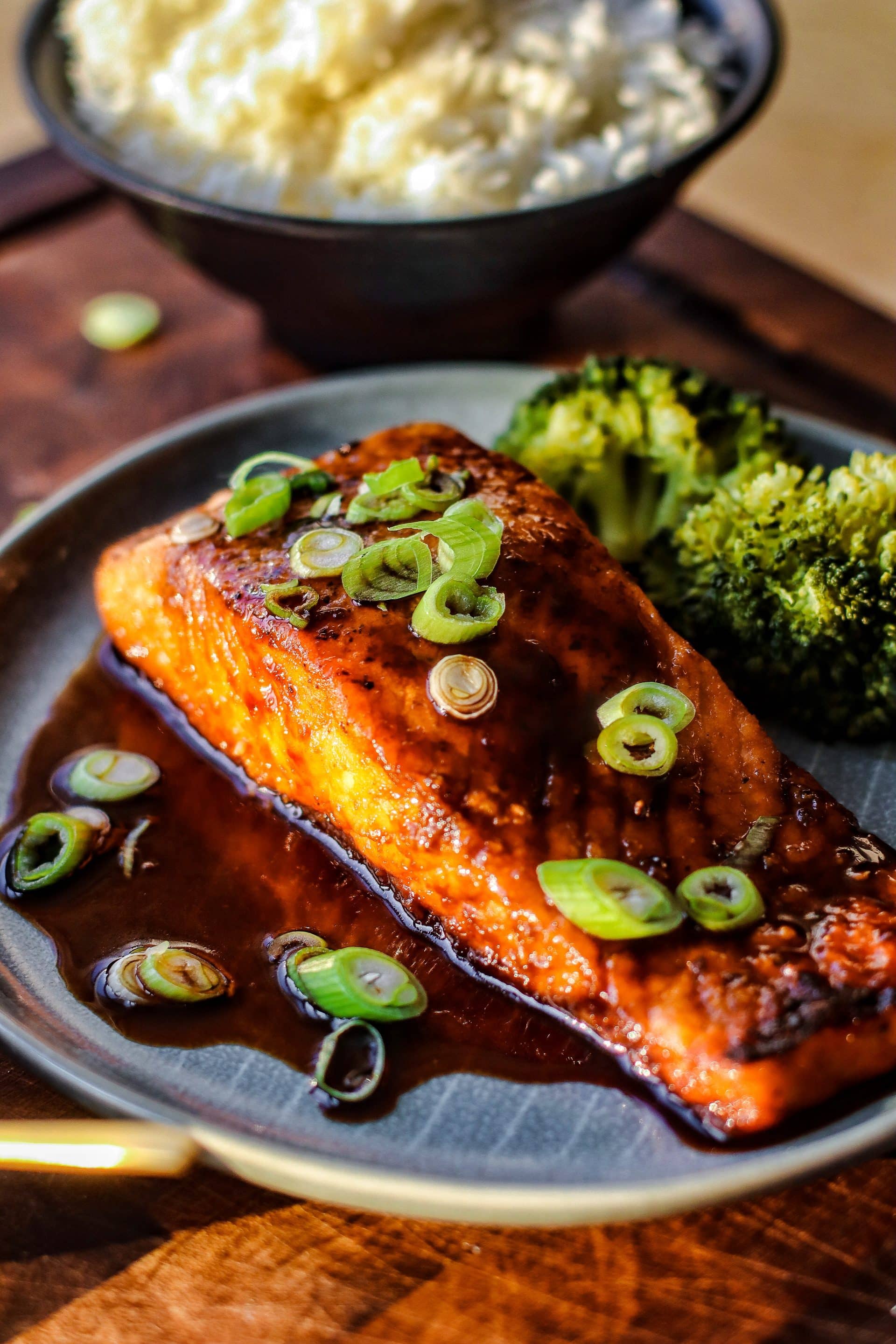 Teriyaki Lachs ist einfach in der Zubereitung