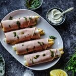 Spargelröllchen mit Schinken sind einfach nur lecker