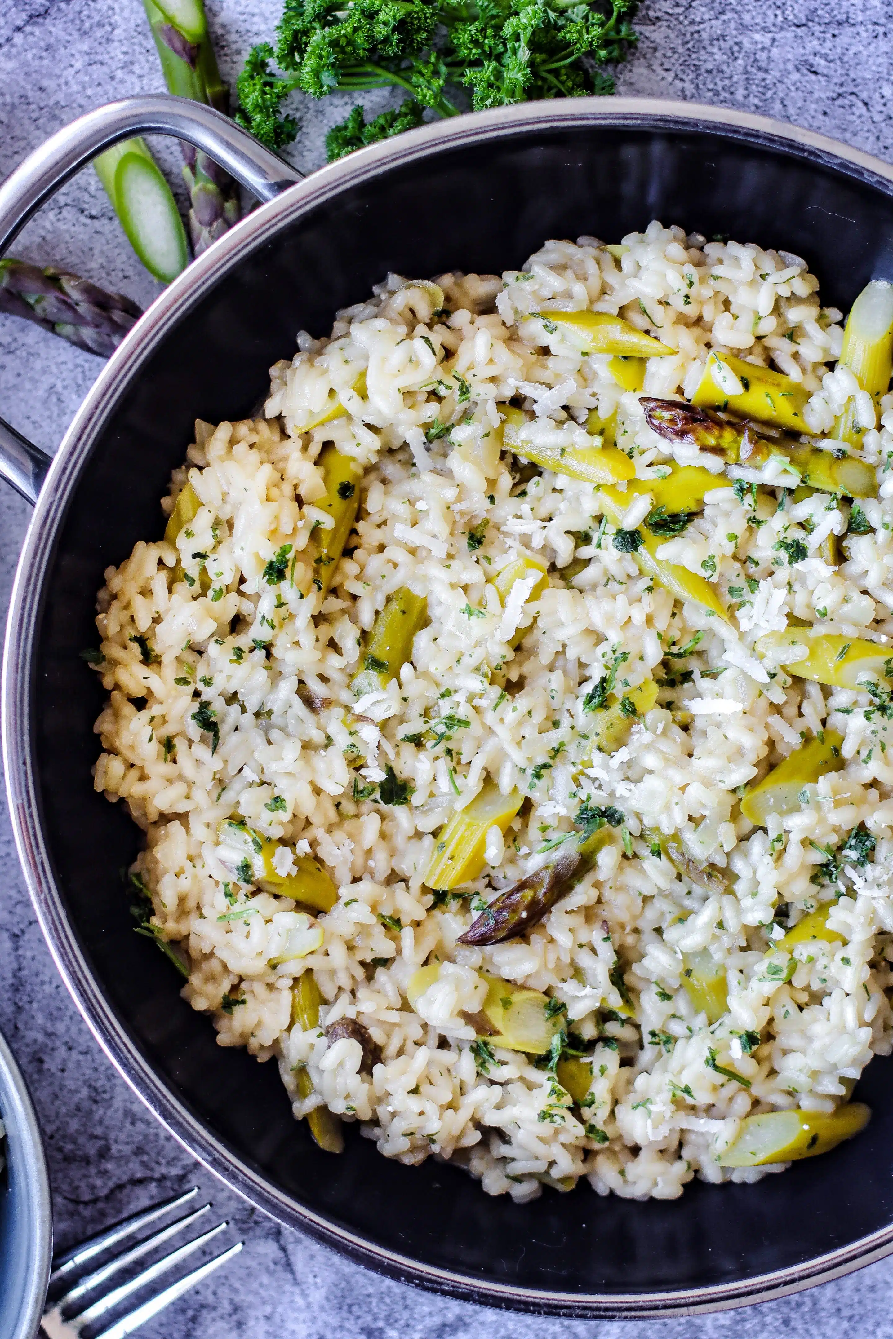 Spargel Risotto ist einfach gemacht