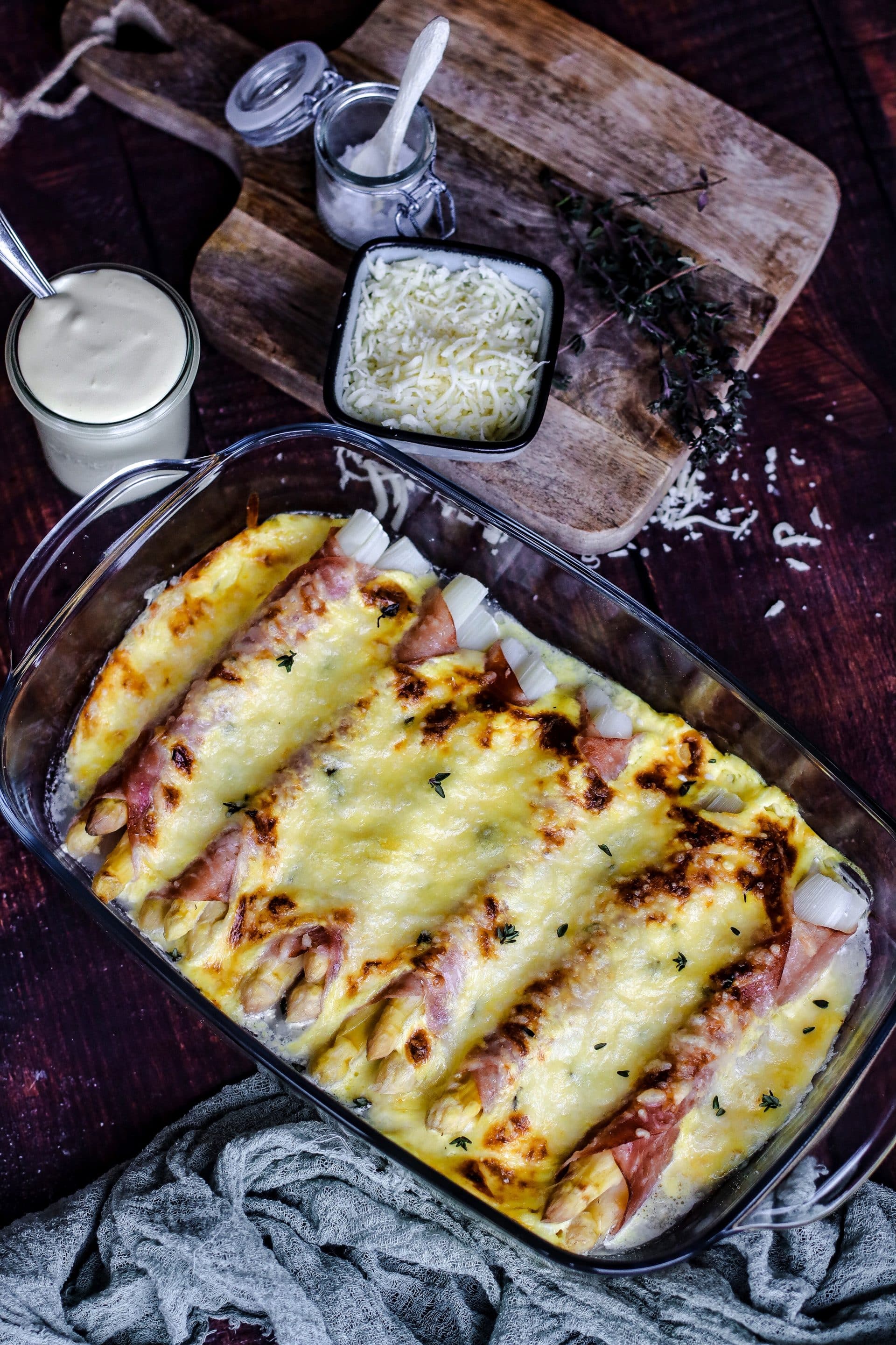 Sieht dieser überbackene Spargel nicht richtig lecker aus?