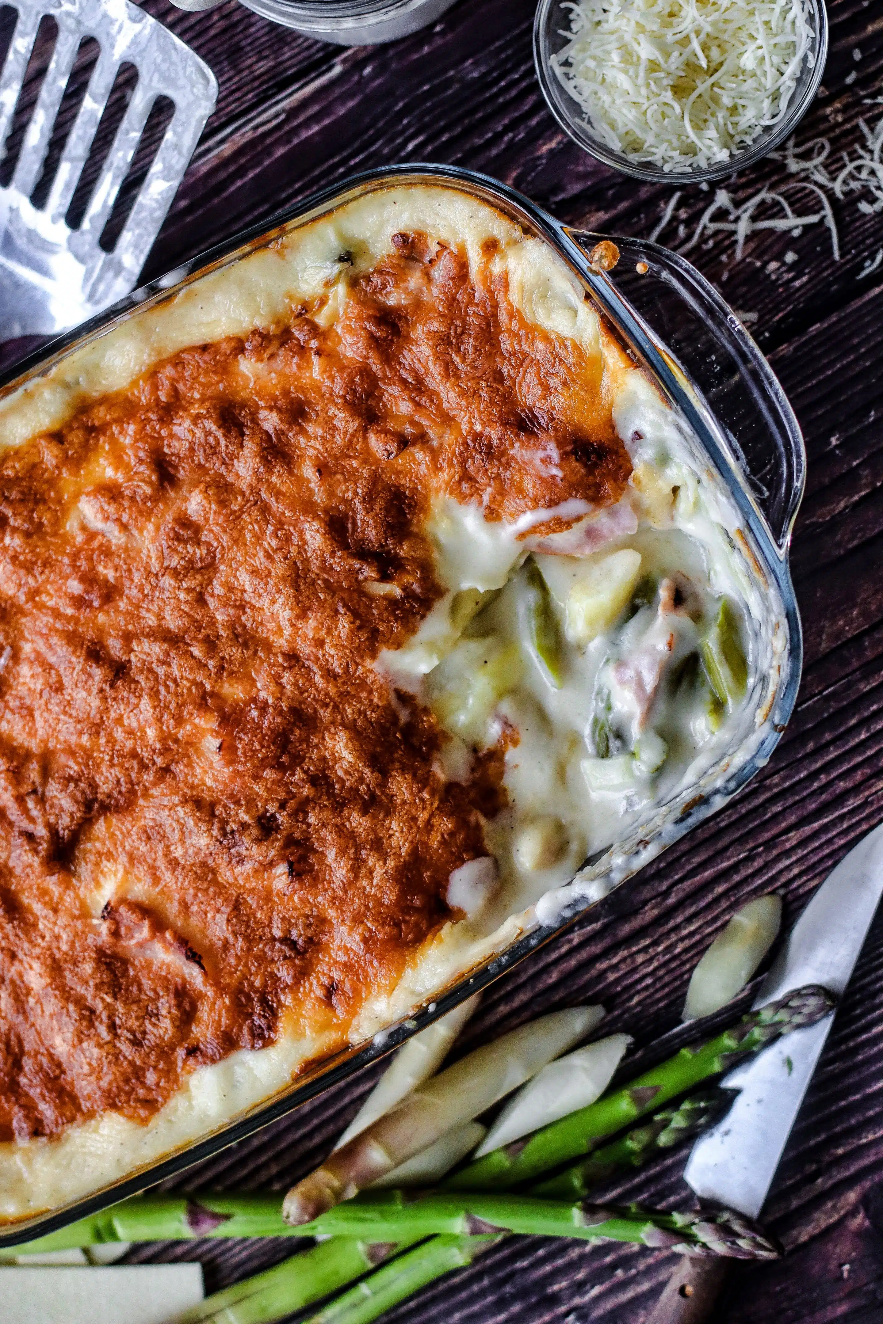 Sieht die Spargel Lasagne nicht phantastisch aus?