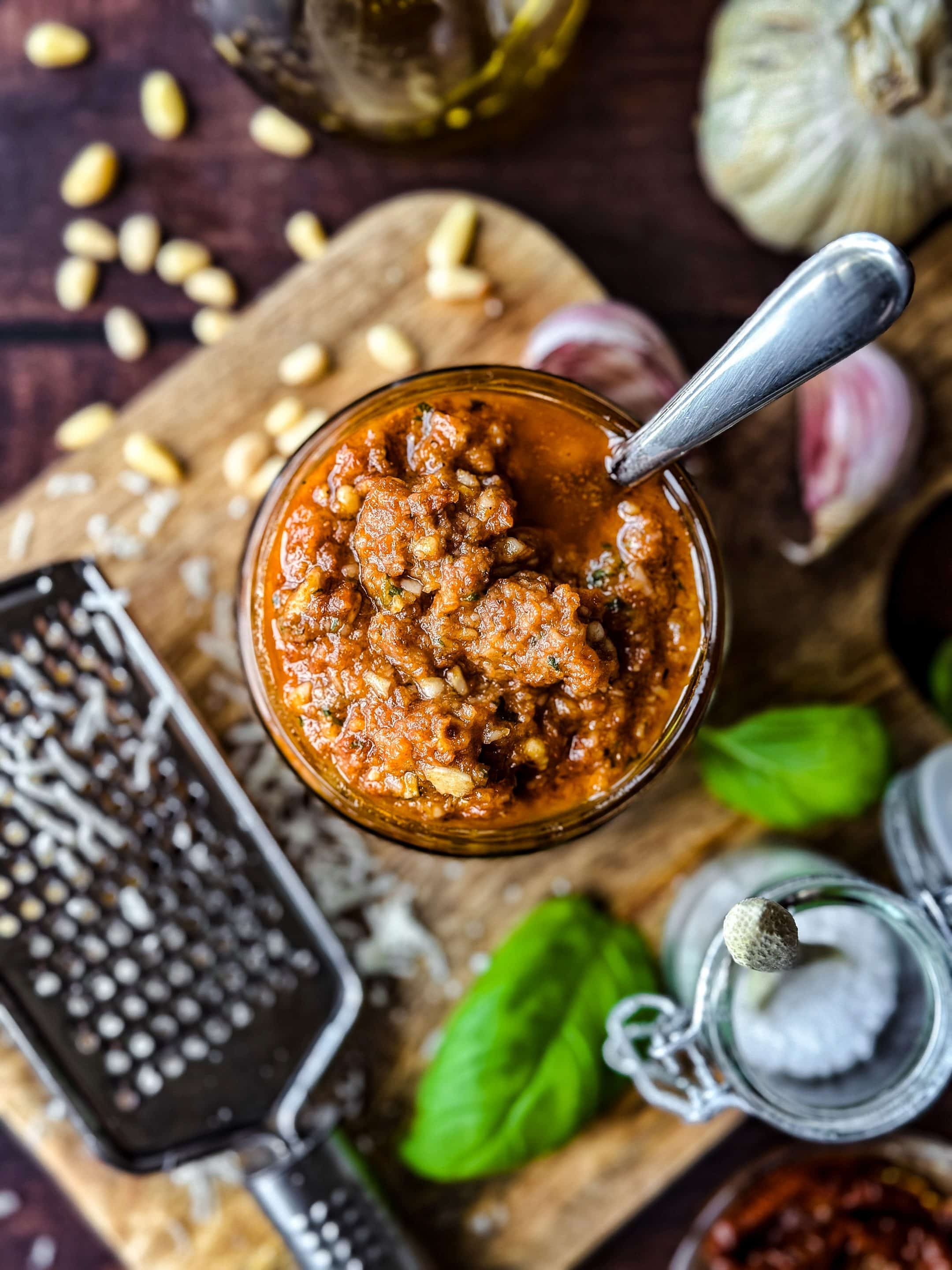 sieht dieses Pesto Rosso nicht unglaublich aus?