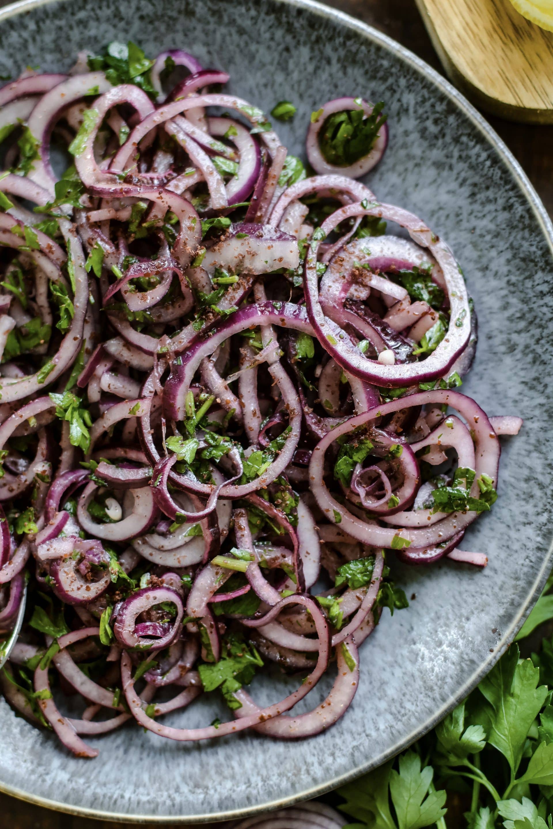 Sieht dieser türkische Zwiebelsalat nicht phantastisch aus?
