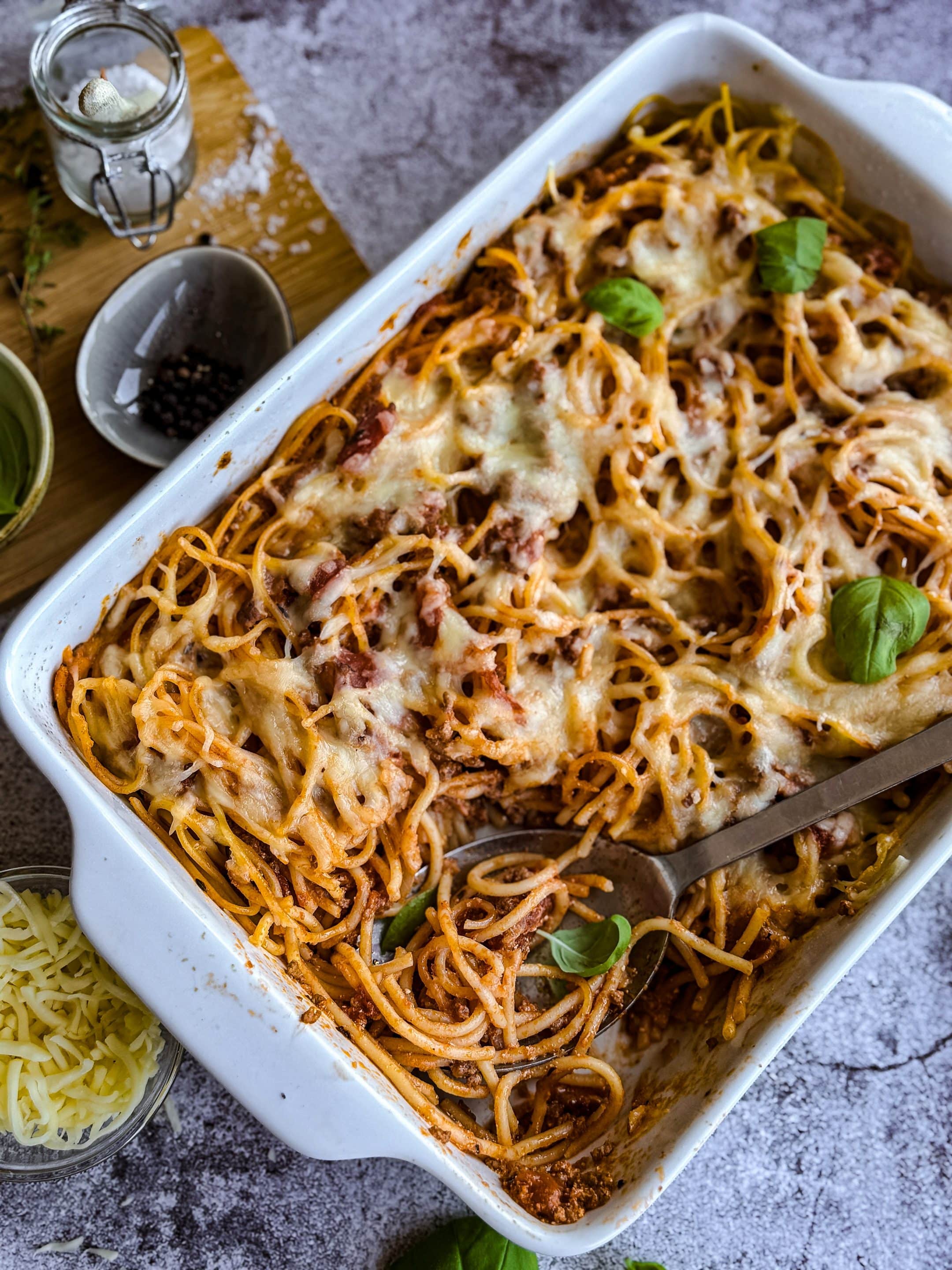 sieht dieser Spaghettiauflauf nicht phantastisch aus